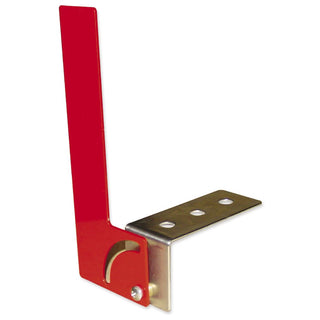 Manchester Masonry Flag - Red by Qualarc – 1"L x 7"W x 7"H, stainless steel, Red, Model LLFM