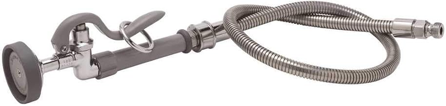 T&S Brass B-0100-SWV 018200-40 Spray Valve, B-0107 and Flex SS Hose, B-0044-H and Swivel