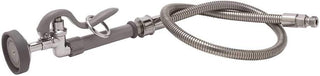 T&S Brass B-0100-SWV 018200-40 Spray Valve, B-0107 and Flex SS Hose, B-0044-H and Swivel