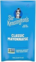 Sir Kensington's Classic Mayonnaise Packettes, 14mL, 600 Pack | Non GMO, Sunflower Oil, Keto Friendly, Gluten Free, Certified Humane Egg Yolks, No Artificial Ingredients, for Subs & Salads