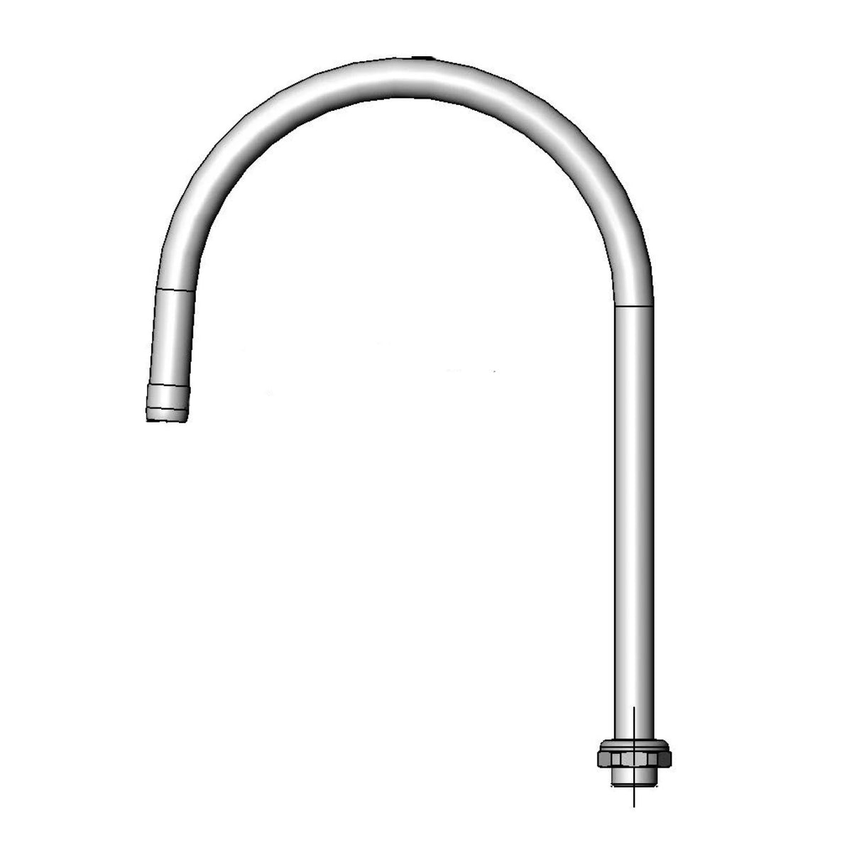 T&S Brass and Bronze Works 5SP-09 Spout - Default Title
