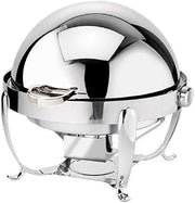 Eastern Tabletop 3118 Park Avenue 8 Quart Round Chafer with Roll Top