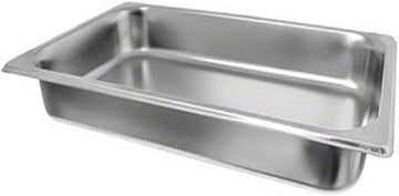American Metalcraft Ensemble Rectangular Chafer Food Pan Only,Silver