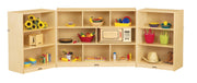 Maxi Mobile Triple Fold-N-Lock by Jonti-Craft – X-Large, Wood, Wood Grain, Model 0366JC