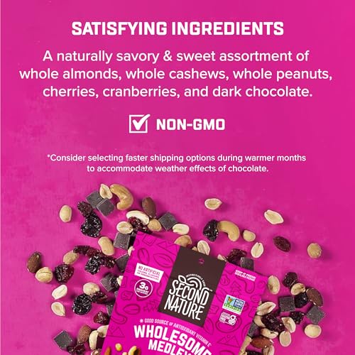 Second Nature Wholesome Medley / 30 Ounce (Pack of 6) / 6 Snack & Trail Mixes