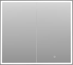 Fenice 36" Aluminum Surface-Mount/Reccessed Lighted Mirror Medicine Cabinet