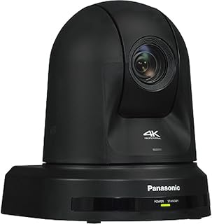 Panasonic AW-UE40 4K30p HDMI Professional 24x PTZ Camera, Black | 4K UHD resolution with 24x optical zoom and PoE technology for conferencing, streaming and recording