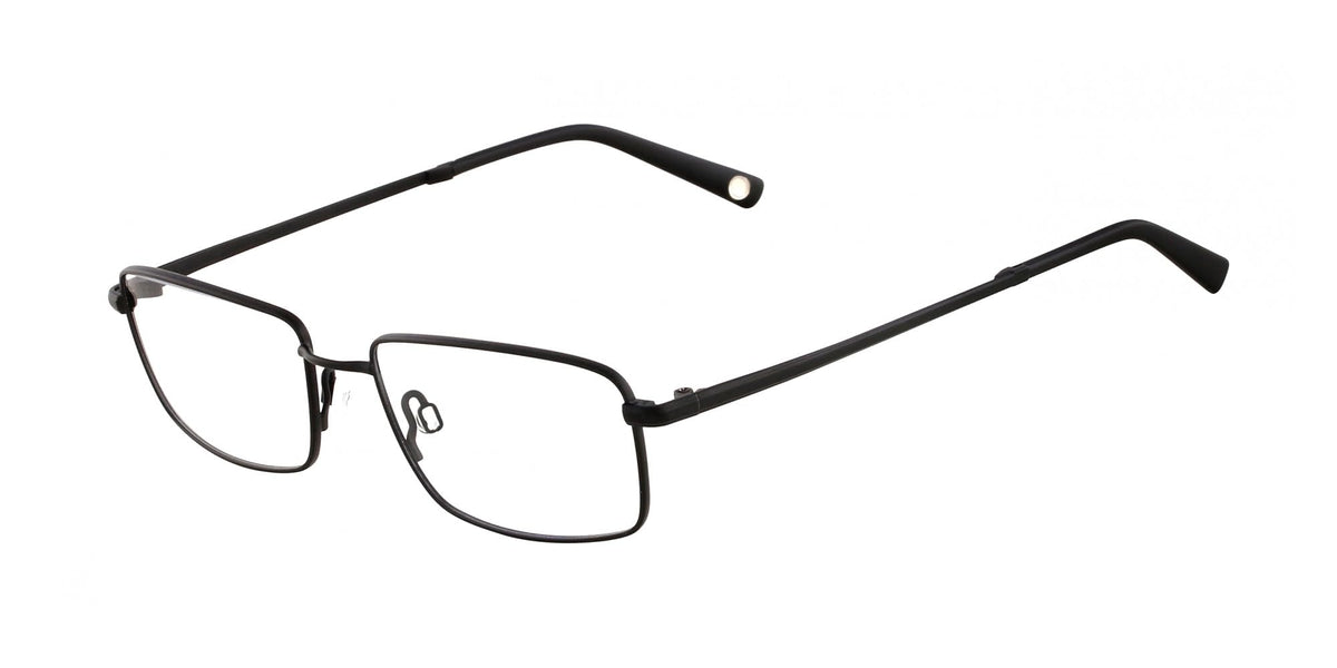BENEDICT 600 001 MATTE BLACK 53/17/140 MALE Eyewear Frame by Flexon – Lens-53 Bridge-17 Temple-140, Matte Black, Model FLEXON BENEDICT 600