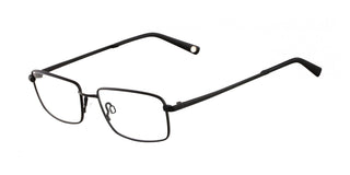BENEDICT 600 001 MATTE BLACK 53/17/140 MALE Eyewear Frame by Flexon – Lens-53 Bridge-17 Temple-140, Matte Black, Model FLEXON BENEDICT 600