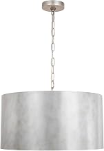 Miro 3-Light Mid-Century Metal Pendant in Vintage Silver