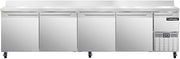 CRA118-BS Refrigerated Base Worktop Unit, 118" W, With Backsplash