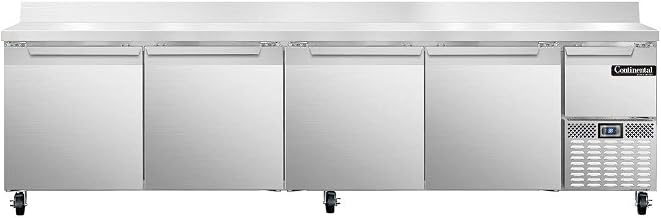 CRA118-BS Refrigerated Base Worktop Unit, 118" W, With Backsplash