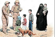 Masterbox MASTER BOX Help Yourself, Please US Soldiers with Iraq Children 8 FIG 1/35 35159
