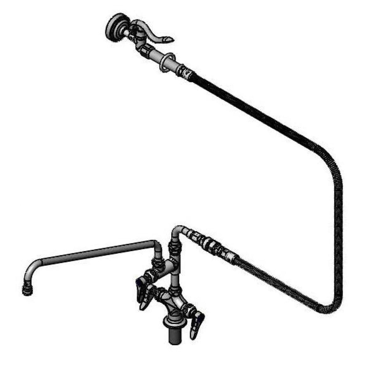 T&S Brass and Bronze Works B-0176-ER Pre-Rinse Faucet - Default Title