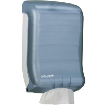 Arctic Blue Classic Ultrafold Large Capacity Towel Dispenser by San Jamar – Plastic, Blue, Model T1700TBLa