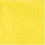 Hoffmaster 4.75" Regal Embossed Yellow Beverage Napkins,PK250 180340-1 Each