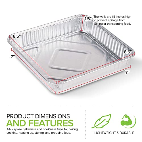 Stock Your Home 1 / 1 Count / Silver Cake Pans