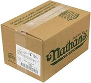 Nathans Famous 4/1 Skinless Beef Frank, 6 inch -- 40 per case.