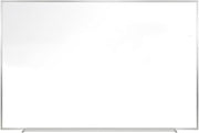Ghent Magnetic Dry-Erase Whiteboard, Porcelain, 60-1/2" x 36-1/2", White, Satin Aluminum Frame
