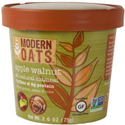 Modern Oats Apple Walnut / 2.6 Ounce (Pack of 6) / 6 Breakfast Foods