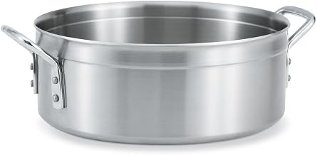 Vollrath 77760 Tribute Heavy Duty Braizer Pan, 12" Diameter, 10 Quart