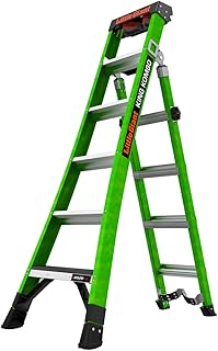 Little Giant Ladders B3145065 King Kombo XT Combination Ladder - Green - 6 ft. Type IAA - 5 Step - 375 lbs