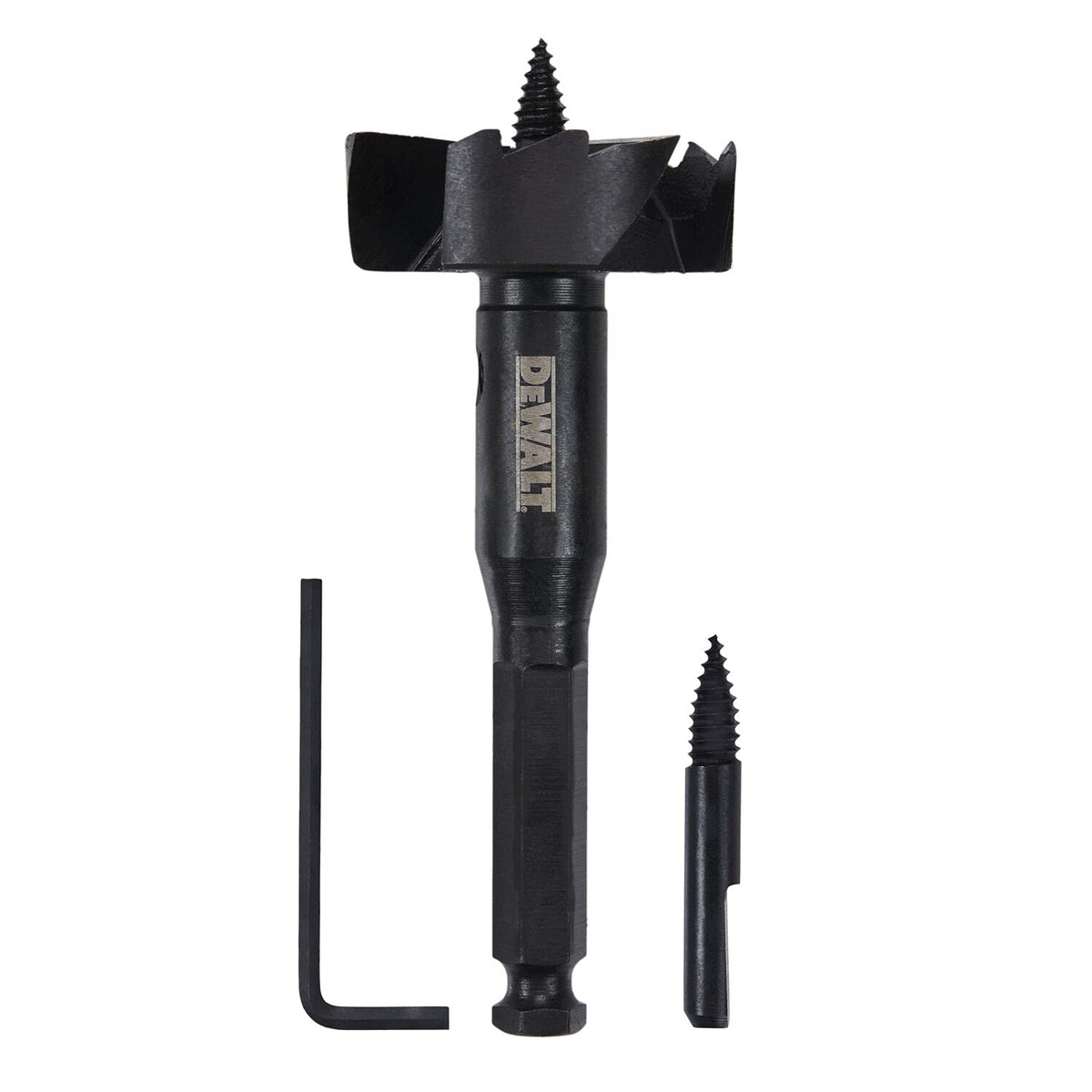 DEWALT One Size (Pack of 5) / Black / 2-Inch Self-Feed Drill Bits