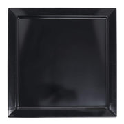 Square Black Melamine Tray - 18" L x 18" W x 1" H by HUBERT – 18" x 18" x 1", Melamine, Black, Model H0213-BK