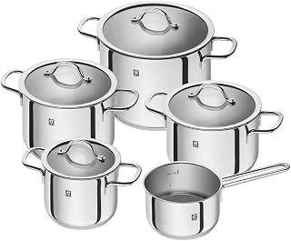 ZWILLING Neo Saucepan Set, 5 Pieces (18/10 Stainless Steel) Silver