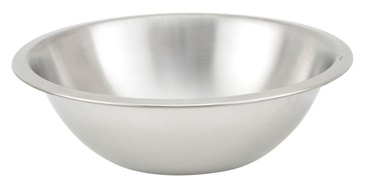 Winco Solid / 1.5 Quart / Shallow/Heavy Duty Mixing Bowls