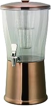 Service Ideas Beverage Dispenser with Infuser, 3 Gallon, Stainless Steel