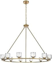 Elegant Lighting Cadence 48" Chandelier in Satin Gold