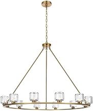 Elegant Lighting Cadence 48" Chandelier in Satin Gold