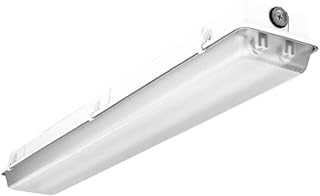 Lithonia Lighting TDMW-2-32-MVOLT-1/4-GEB10IS 8' 32W Vaportite Fixture, 4-Lamp