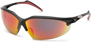 Lincoln Electric Premium Outdoor Safety Glasses | Reflective Mirror Lens | Anti Scratch | Rubber Overmolded Frame | K2970-1