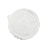 Karat C-KDL100-PP 12 oz PP Food Container Flat Lids (Case of 1000)