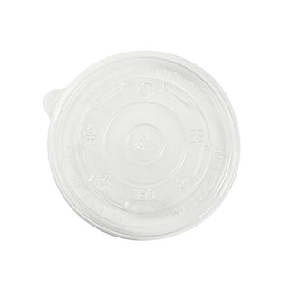 Karat C-KDL100-PP 12 oz PP Food Container Flat Lids (Case of 1000)