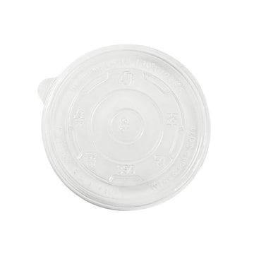 Karat C-KDL100-PP 12 oz PP Food Container Flat Lids (Case of 1000)