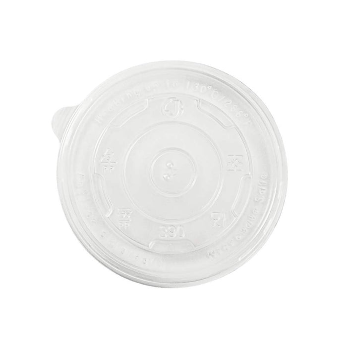Karat C-KDL100-PP 12 oz PP Food Container Flat Lids (Case of 1000)