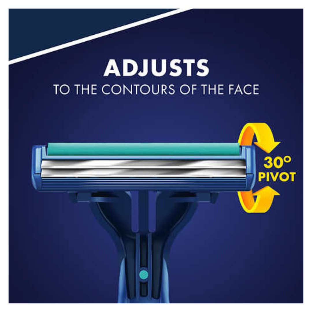 Sensor2 Plus Disposable Razor (52 Pack) by Gillette – 52 Count (Pack of 1), Chromium, blue, Pack of 52, Model 96678726