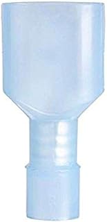 Gardner Bender 15-153M Electrical Disconnect Terminal, 16-14 AWG, Fully-Insulated, Crimp Connection, Male, 15 Pk, Blue