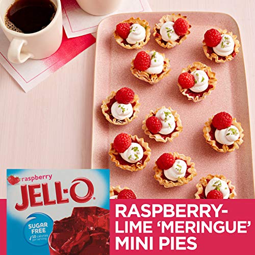 Jell-O Raspberry / 0.3 Ounce (Pack of 24) / 24 Gelatin
