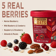 Modern Oats 5 Berry / 2.3 Ounce (Pack of 12) / 12 Breakfast Foods