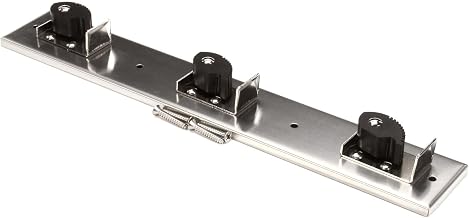 T&S Brass B-0653 Mop Hanger, Stainless Steel, Spring-Loaded Rubber Grips