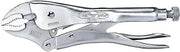 IRWIN VISE-GRIP Original Locking Pliers with Wire Cutter, Curved Jaw, 10-Inch (502L3), silver