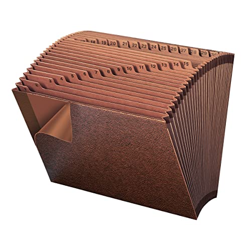 SMEAD Letter (Pack of 6) / Daily 1-31 Index, Letter Size / Leather-like Expanding Files & Wallets