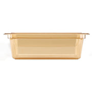 High Heat Food Pan by Carlisle FoodService Products – 1 Count (Pack of 1), 5.5 quarts, Plastic, Amber, Model 10421B13