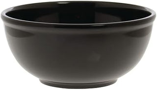HUBERT Serving Bowl Black Melamine Plastic - 10 1/2 Dia x 4 1/2 H