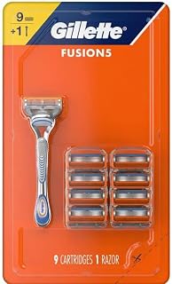 Gillette Fusion5 Men's Razor Handle + 9 Blade Refills
