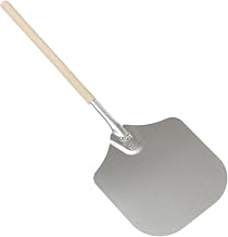 3016 Aluminum Pizza Peel with 19 Inch Wood Handle - 12 x 14 Inch by American Metalcraft – 35.5-Inch, 48.0 ounces, Aluminum, Silver, Model 3512